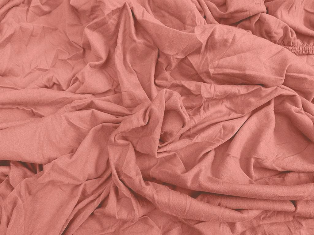 Prześcieradło jersey, stary róż, 90 x 200 cm Zdjęcie produktu 