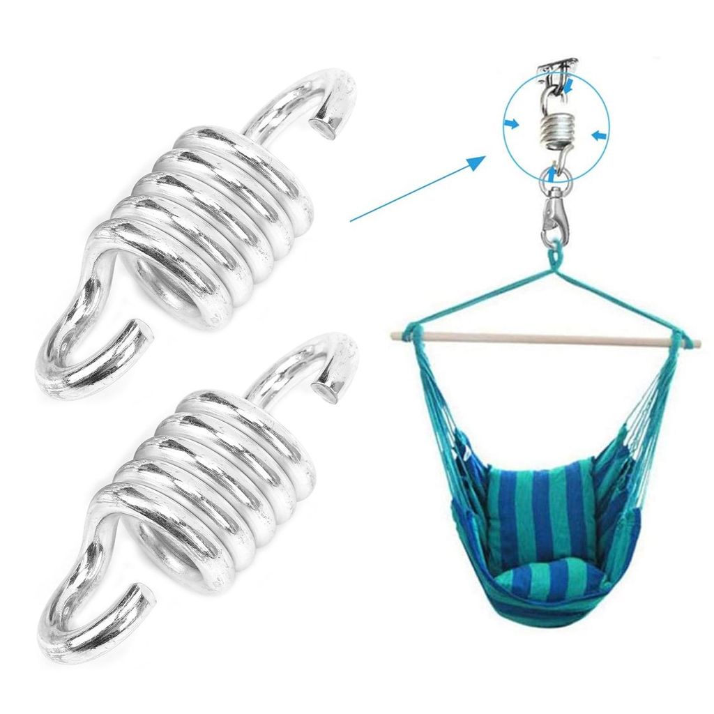 2Pcs 8mm Hängen Veranda Schaukel Frühling Heavy Duty Hängematte Stuhl Schaukel Dual Swivel Haken