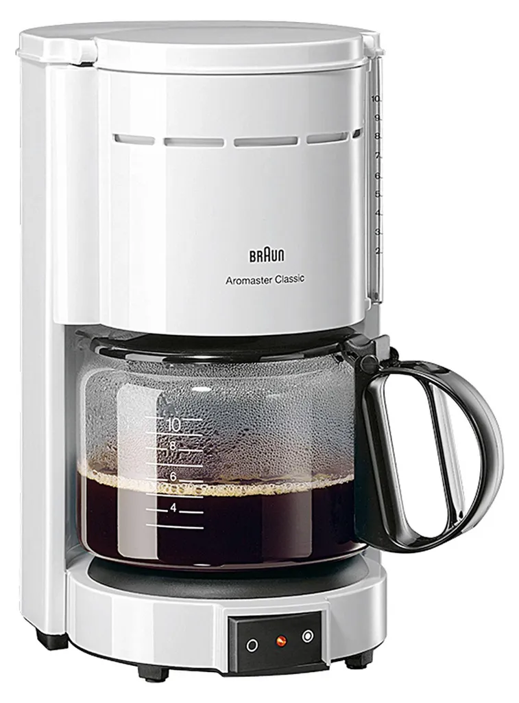 Braun KF 47/1 Machine à café pour petit-déjeuner familial blanc pur