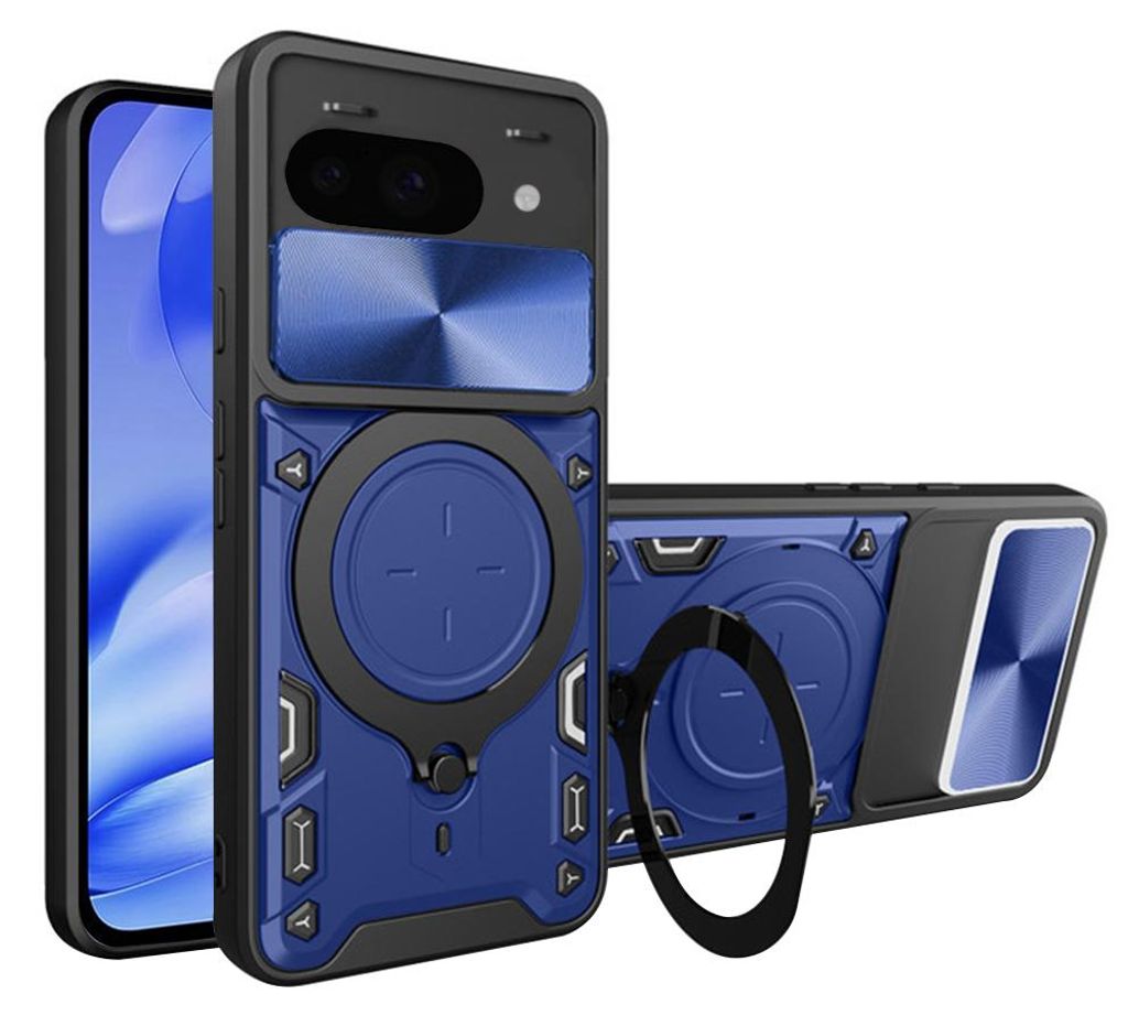 Techsuit CamGuard Pro Back Cover Hülle für Google Pixel 9a - Blau