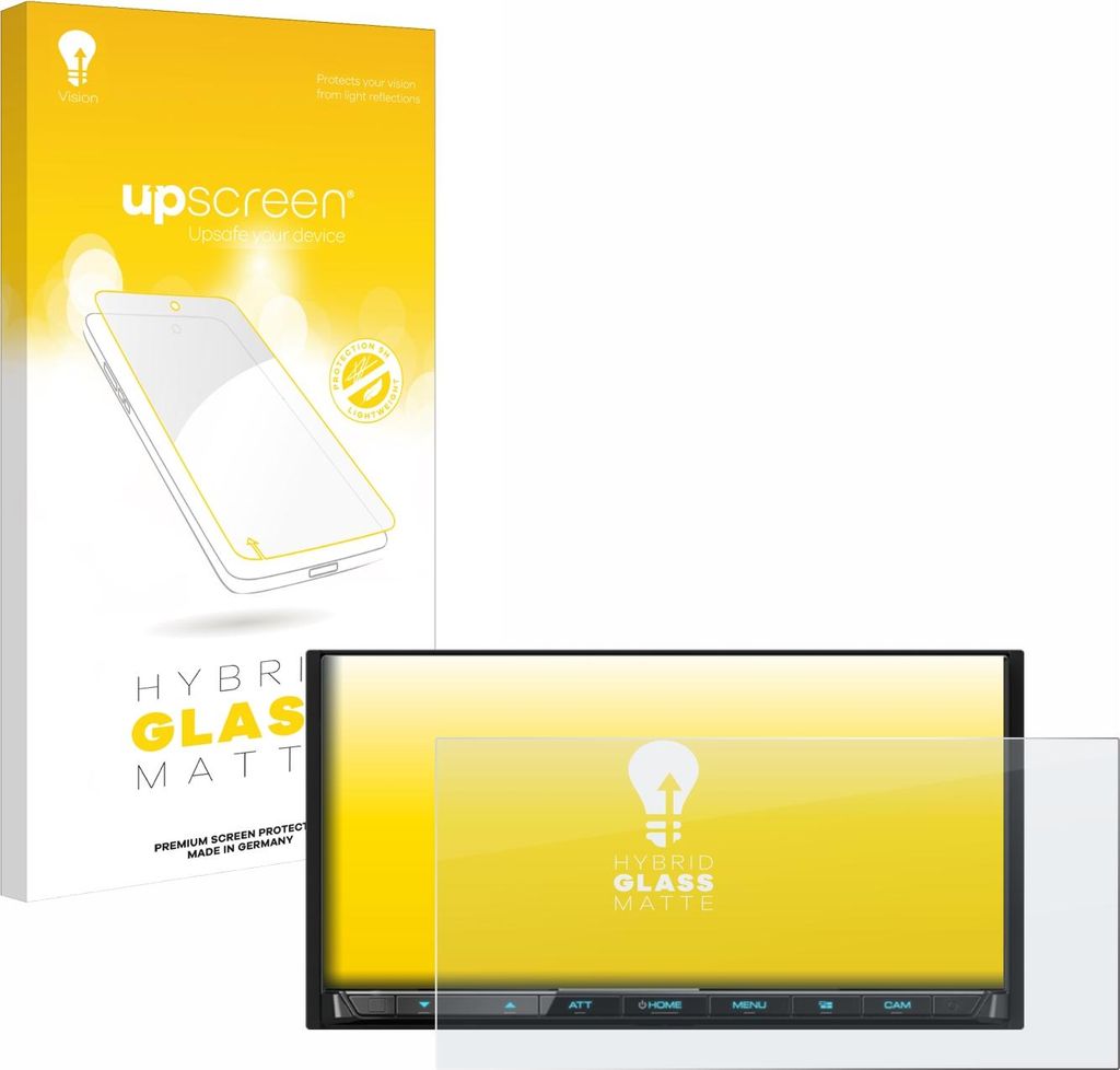 upscreen Entspiegelungs Schutzglas für Kenwood DMX8021DABS Schutzfolie Panzer Folie Glas Display Schutz matt