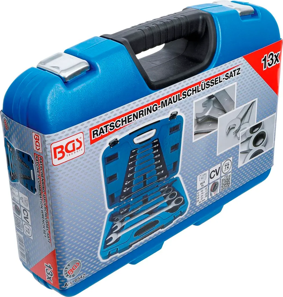 Clés à cliquet BGS 6542 pour débloquer les écrous difficiles 8-32 mm - 10