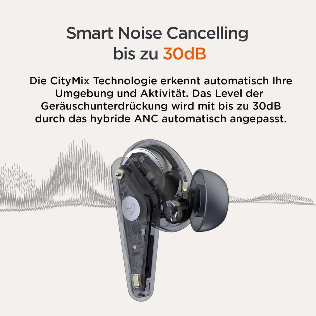 Écouteurs Bluetooth Noir Libratone Air+ 2 : Réduction Bruit Active - 2