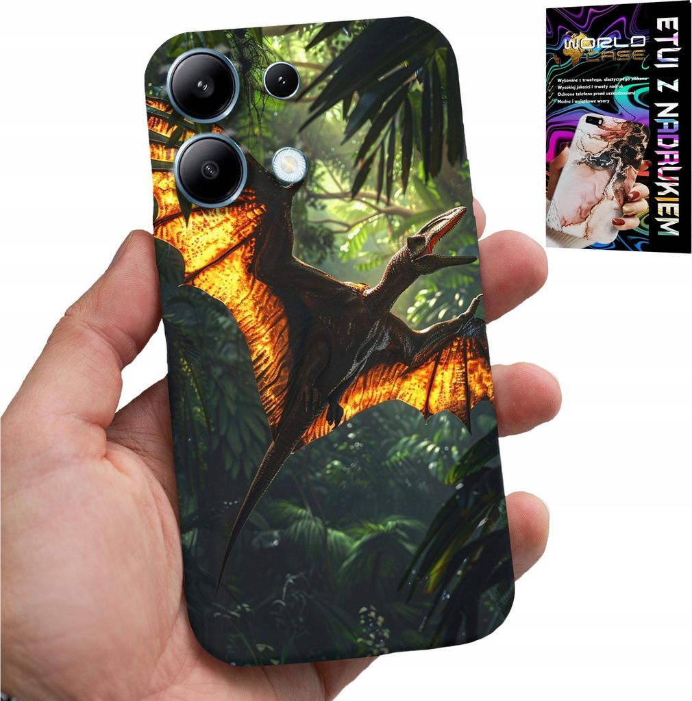 Gehäuse Für Xiaomi Note 13 Pro 5G - Dino Dinosaur Pterodactyl Back Case