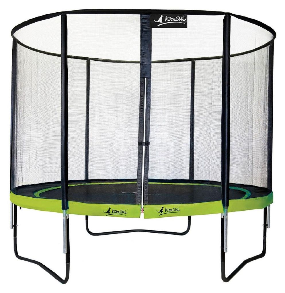 Gartentrampolin Ø 300cm + Sicherheitsnetz - PUNCHI 300 Grün