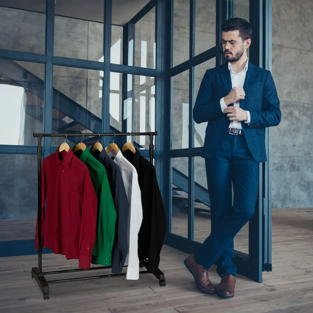 relaxdays Appendiabiti mobile con ripiano - 4