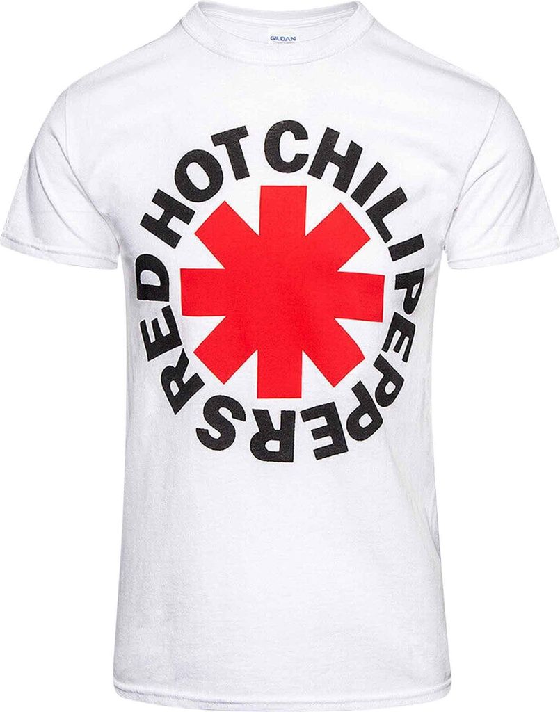 Red Hot Chilli Peppers - T-Shirt für Herren/Damen Uni RO578 (XL) (Weiß)