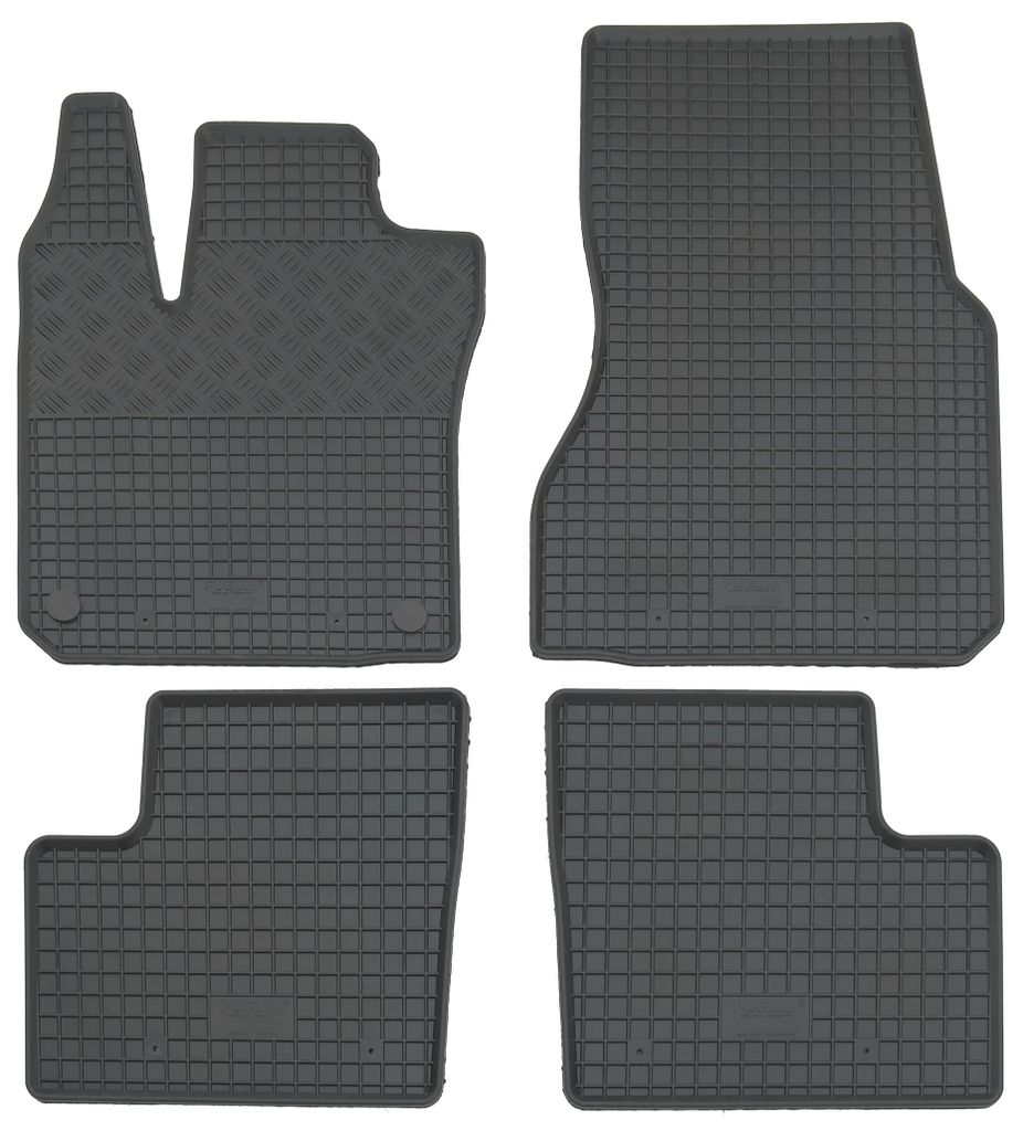 Rigum Gummi Fußmatten Set für Renault Twingo 3, Mod. Bj. 9/2014-, 4-teilig