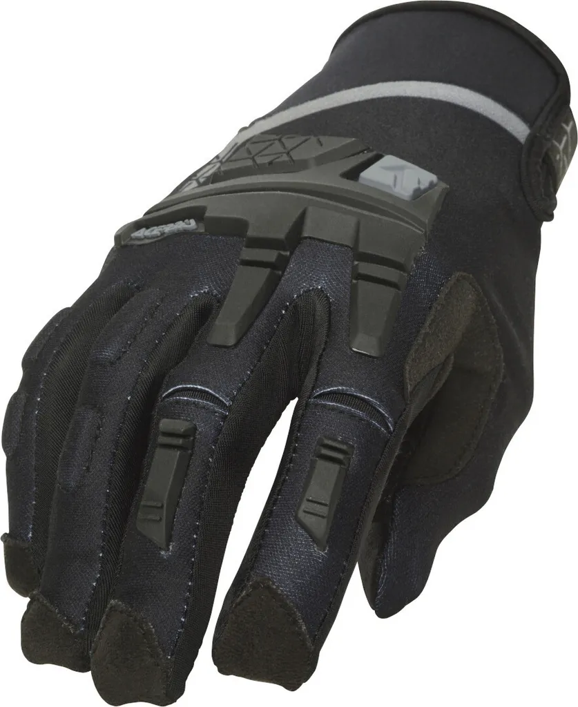 Gants de protection moto Acerbis CE X-Enduro Noir pour Enduro et Cross
