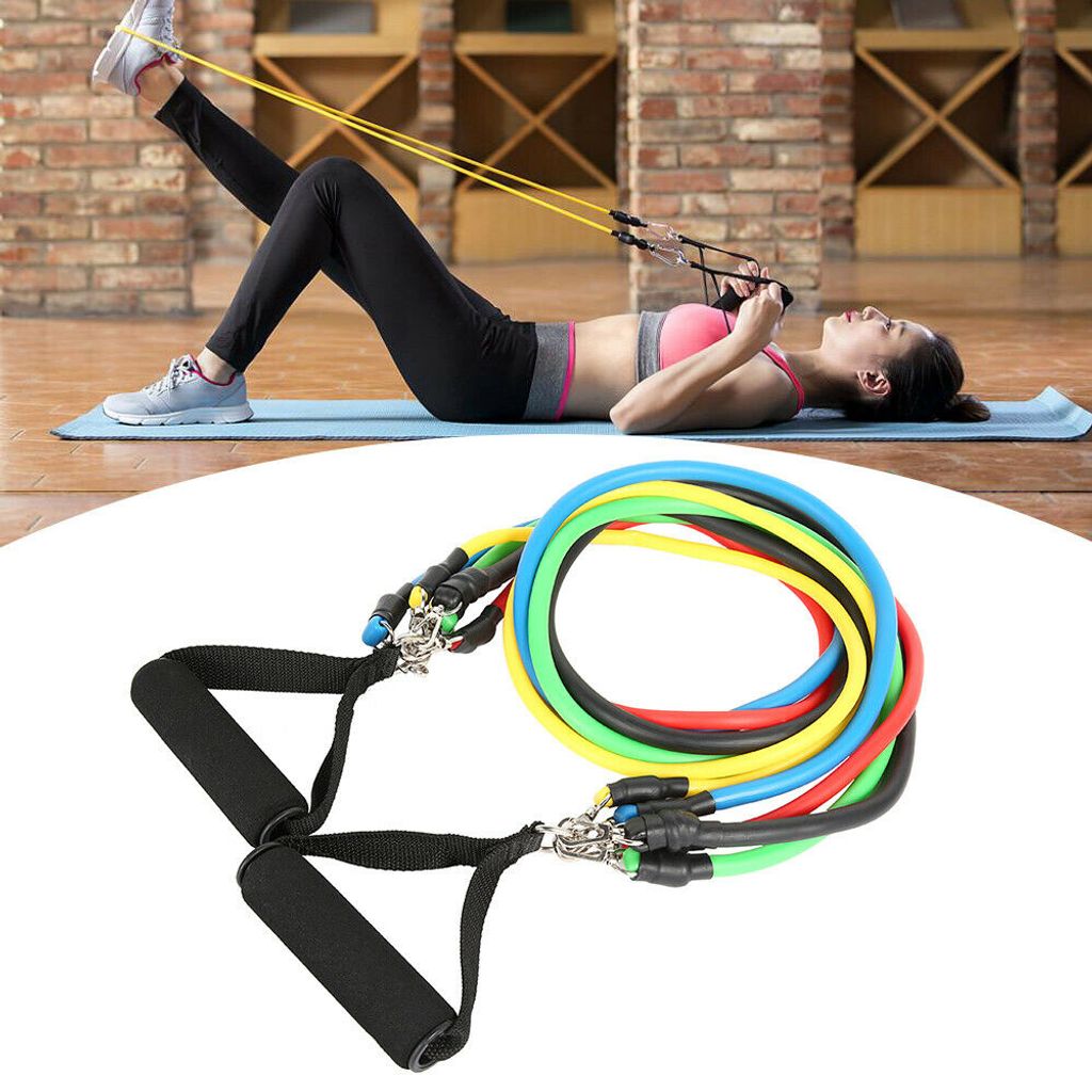 Resistance Bands Fitnessband Widerstandsbänder Home Gym Expander Fitnessbände... 
