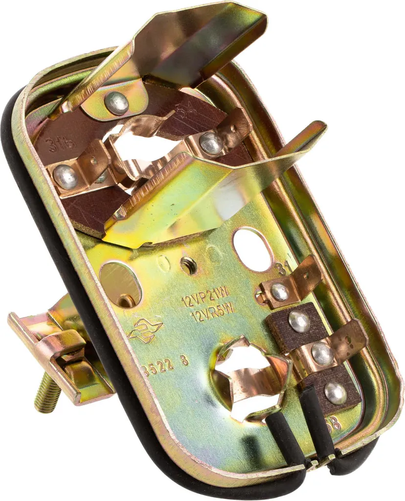 Feu arrière Angular rouge Simson SR4-4 Hawk avec cabochon renforcé 6V - 10