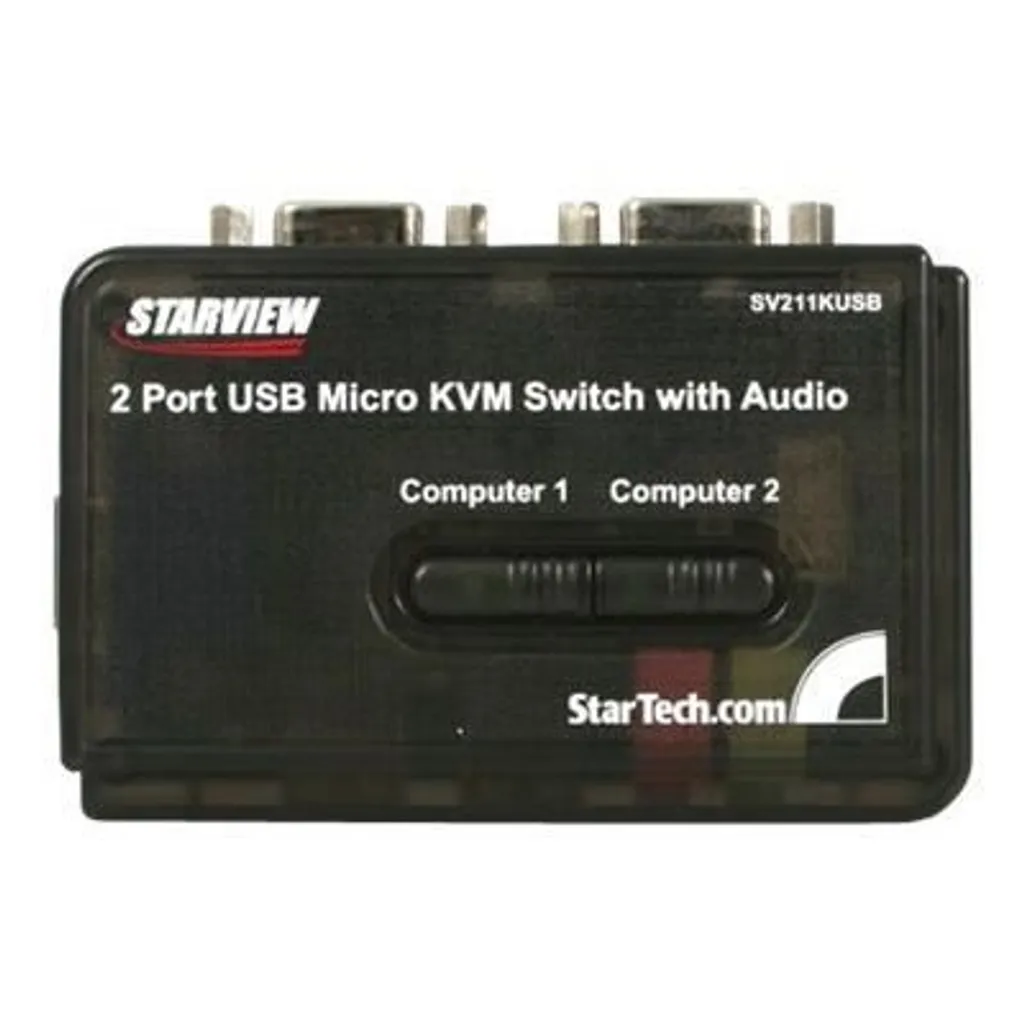 Kit Switch KVM USB StarTech.com - Partage de Périphériques avec Audio