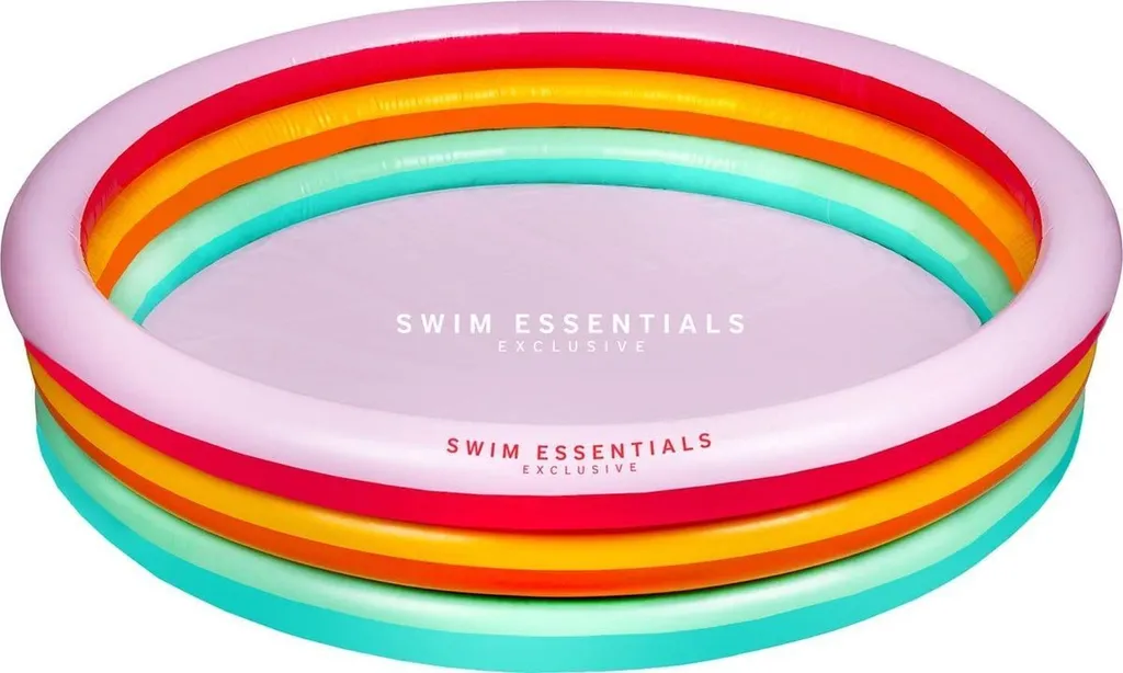 Swim Essentials Piscine Arc-en-ciel Gonflable pour Enfant de 100 cm