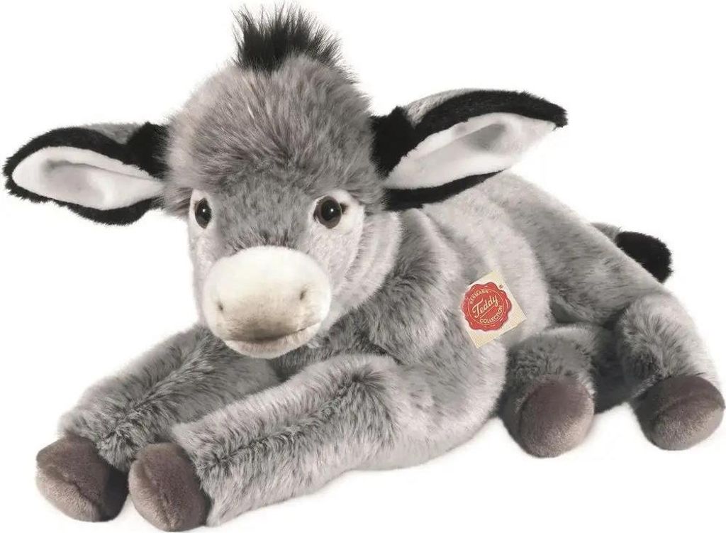 Teddy Hermann Esel liegend 50 cm Plüschesel Produktbild 