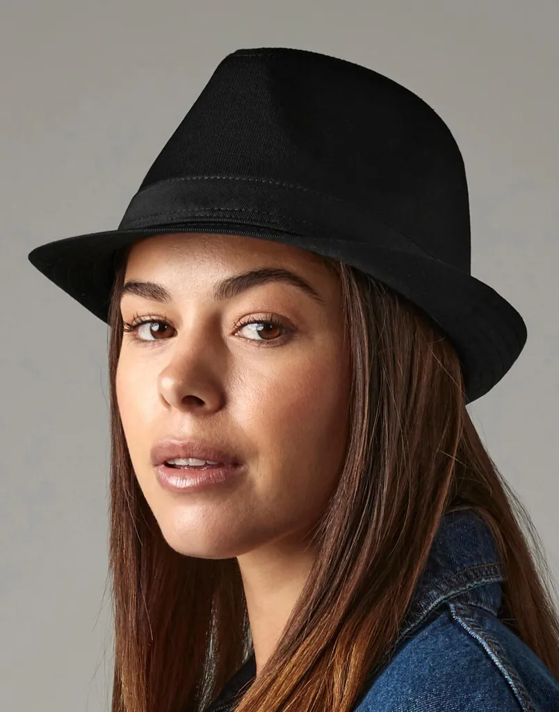 Cappello Fedora Street Style Bianco Nero S/M | Look Iconico Urbano - 3