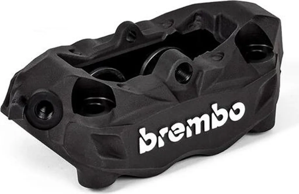 Brembo M4 Étrier de Frein Avant Gauche Noir Ø32mm pour Moto de Course