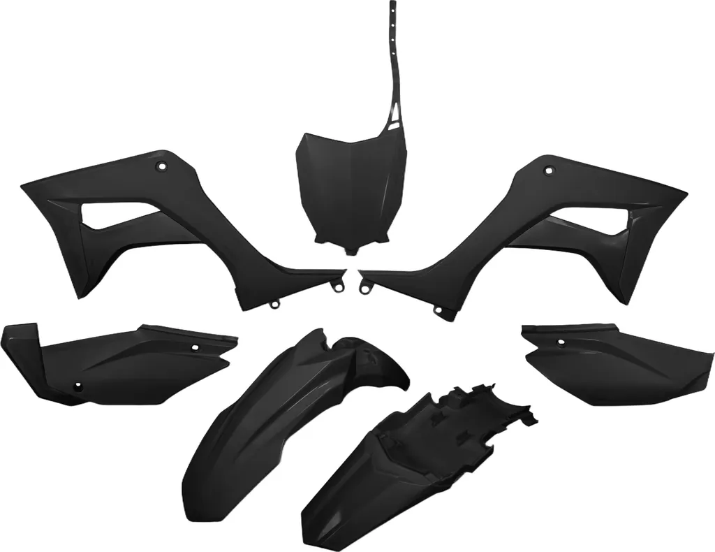 Remplacer Plastiques Cassés Honda CRF 110F Kit Noir 7 Pièces UFO