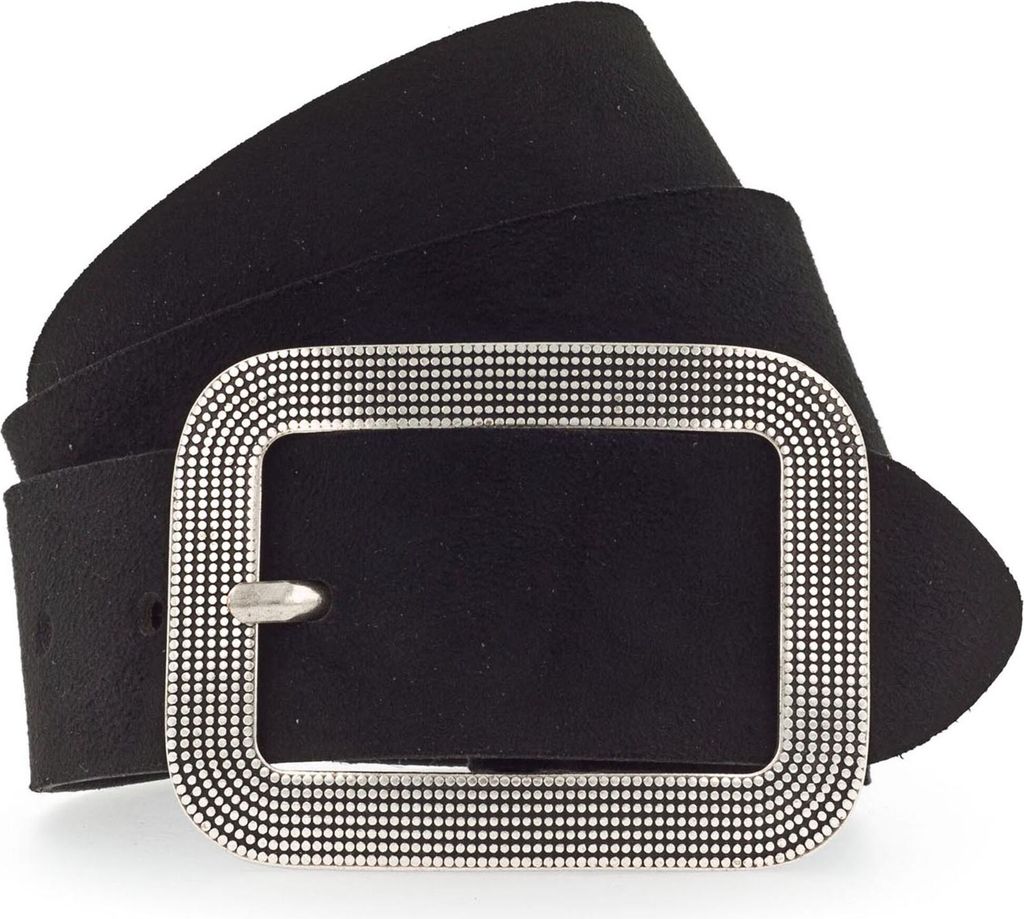 Vanzetti Leder Gürtel Classics 40mm Suede Belt W80 Black schwarz