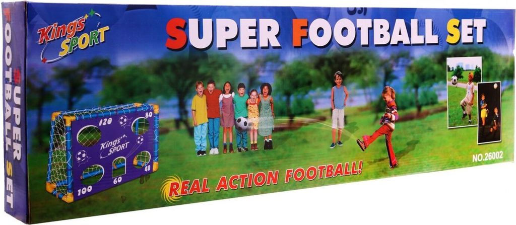 Veľká futbalová bránka pre deti + cieľová podložka + lopta Obrázok produktu 