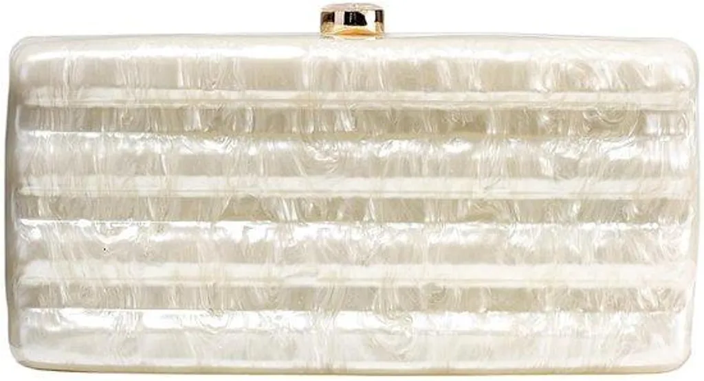 Pochette pour femme en noyer 0-Ivor, sac à main noir petit format