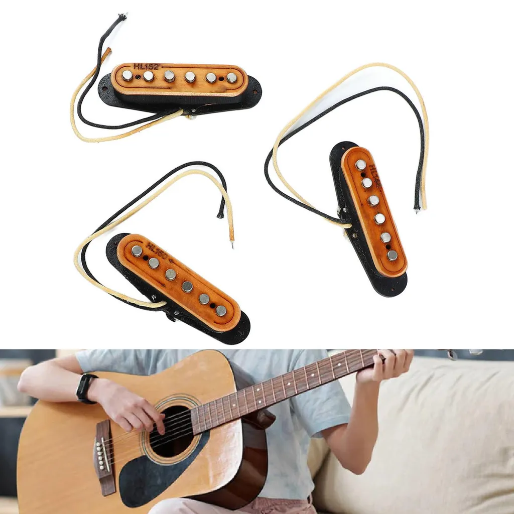 Kit Micros Guitare en Érable pour Customisation Instrument 6 Cordes - 12