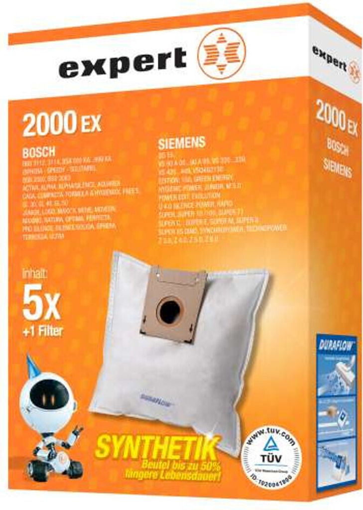 AEG 2000 EX, Weiß, 5 Stück(e), 1 Stück(e) Produktbild 