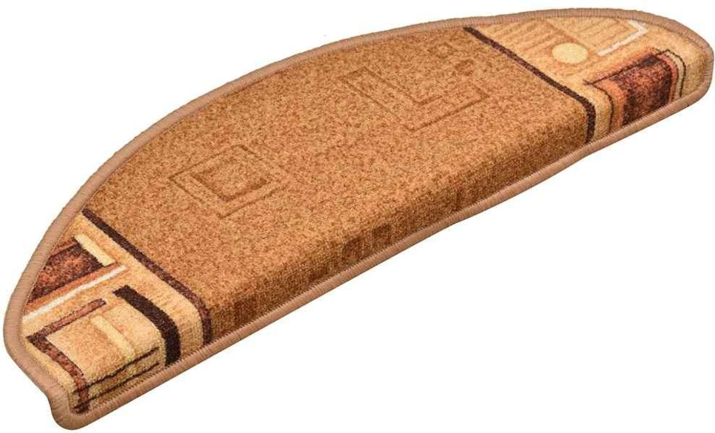 vidaXL Stufenmatten Selbstklebend 10 Stk. 65x21x4 cm Beige