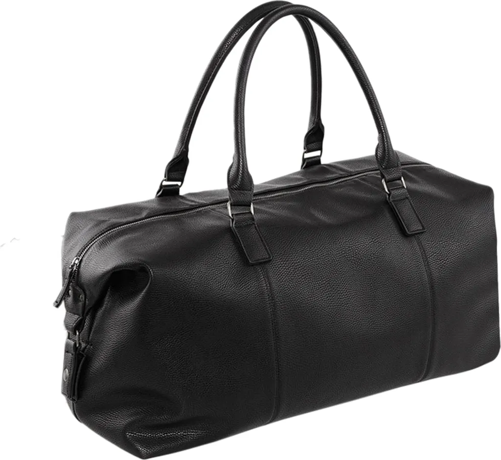 Sac de Voyage BC4433 Quadra NuHude en Cuir Synthétique Noir - Lot de 2