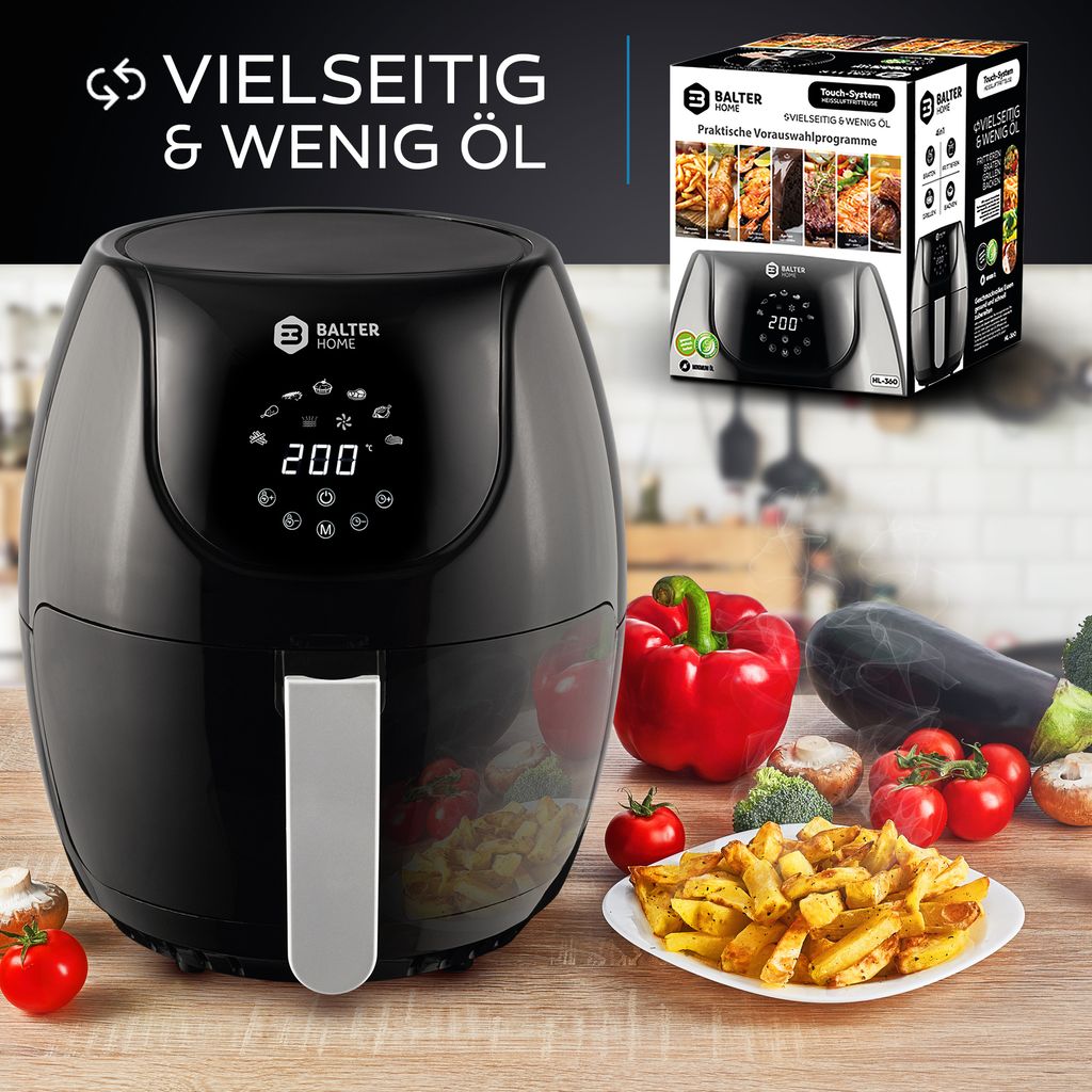 Balter HeiBluftfritteuse XL Touch Fritteuse Kaufland