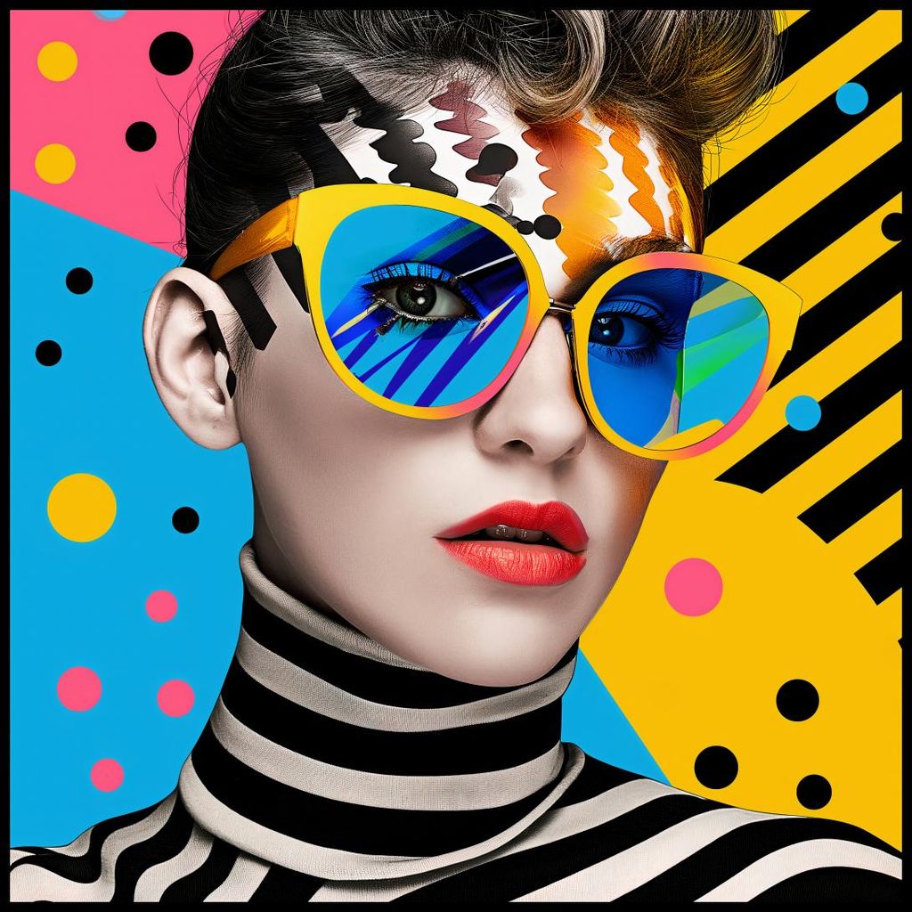 Plakat 90x90cm Blick der bunten Seele