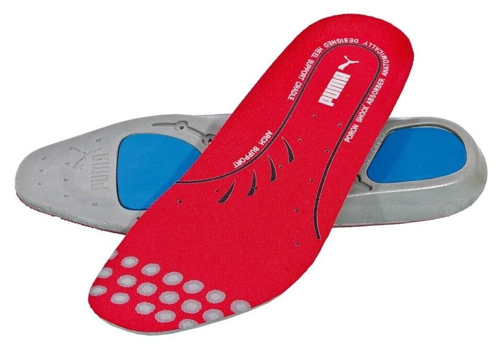PUMA unisex Einlegesohlen evercushion plus rot Größe 37