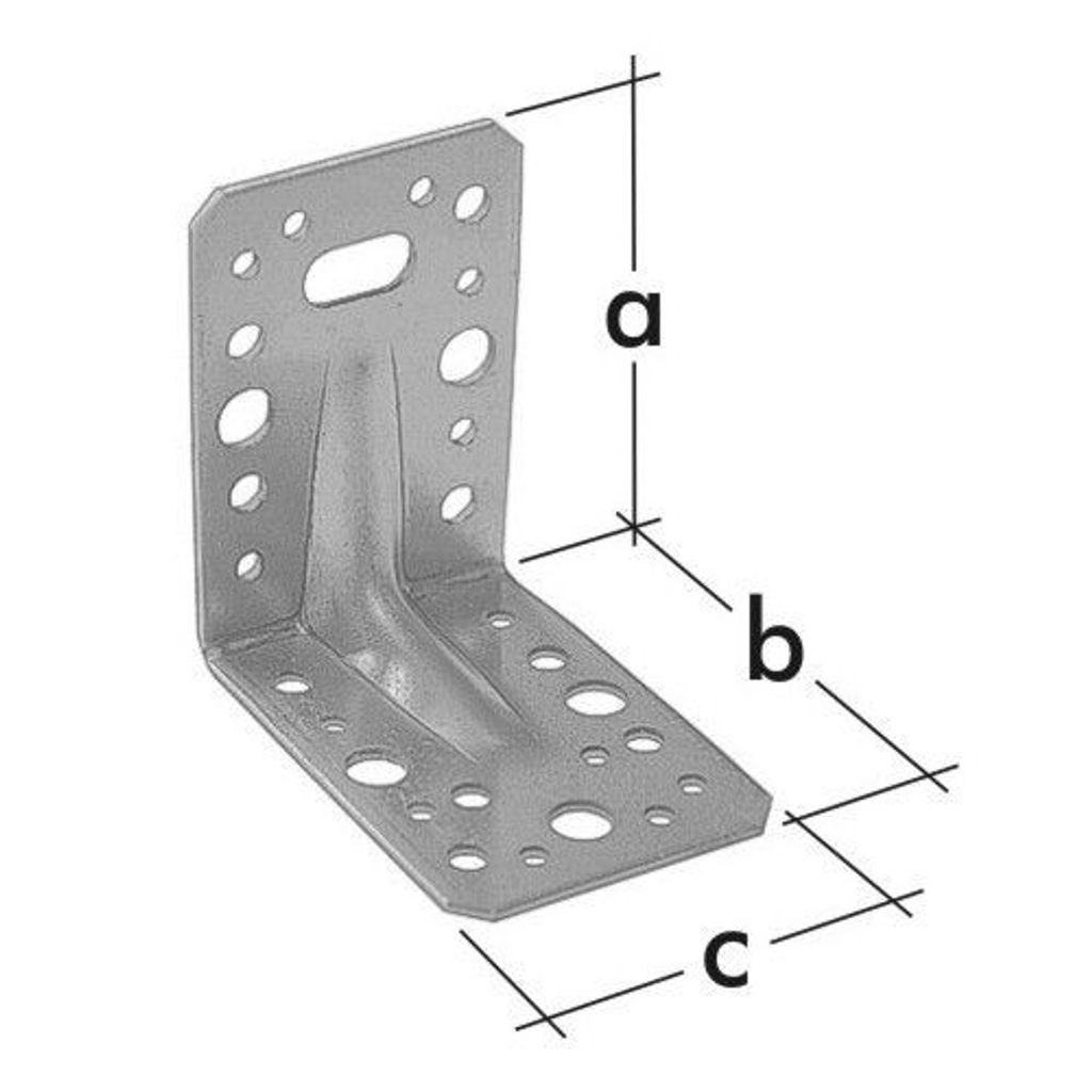 Raccord d'angle pour charges lourdes avec moulure 90 x 90 x Image du produit 