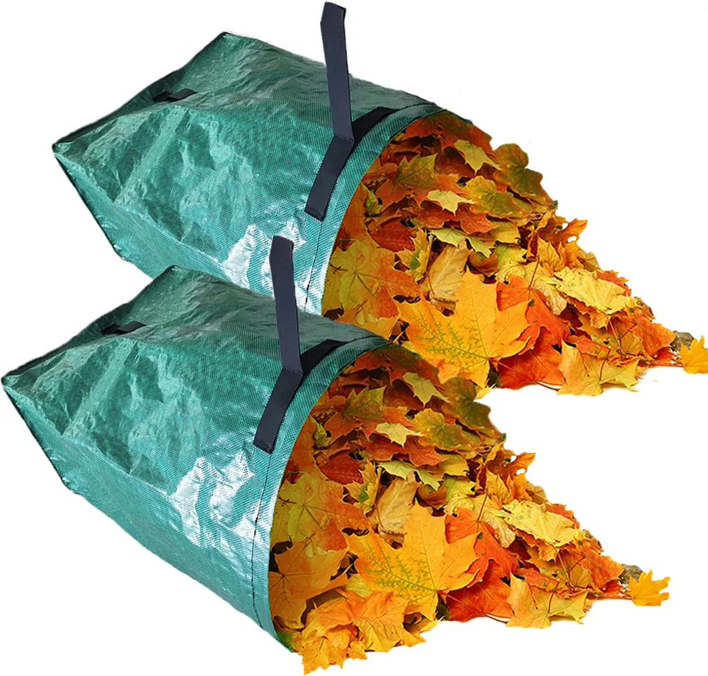 Sacs de jardin type pelle 53 gallons réutilisables pour déchets - Lot de 2