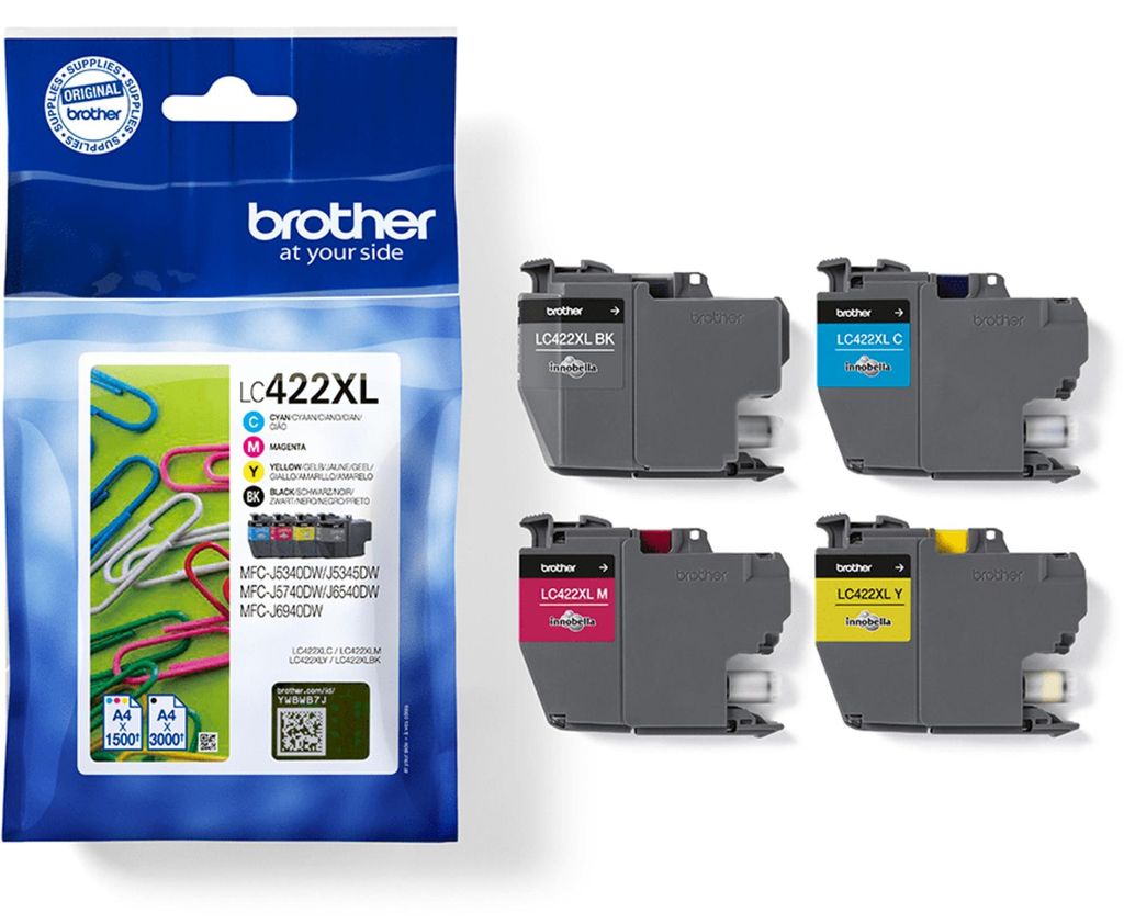 Brother LC-422 XL Value Pack C/M/Y/BK Produktbild 