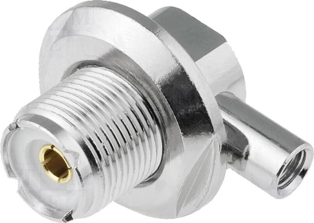 UHF-Buchse gewinkelt für RG58 Dach