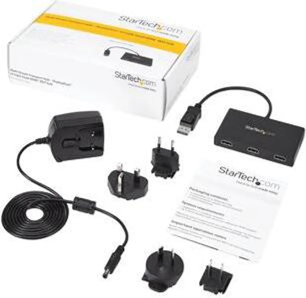 Hub MST DisplayPort vers 3x HDMI StarTech MSTDP123HD Noir - 5