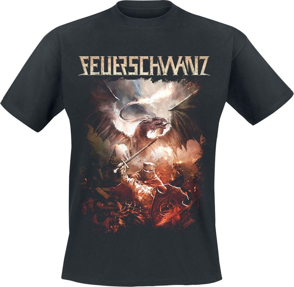 Feuerschwanz T-Shirt Herren Das elfte Gebot schwarz S