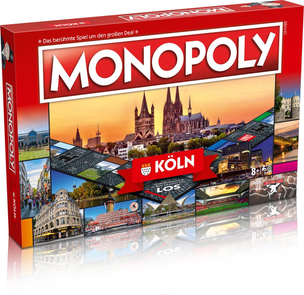 Monopoly Köln Stadt City Edition Gesellschaftsspiel Brettspiel Spiel