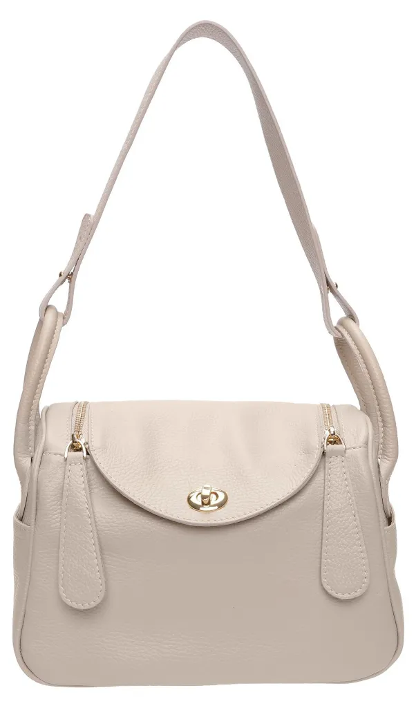 Luisa Vannini Sac à Main SS26 LV 197 Beige : L'Élégance Italienne Chic