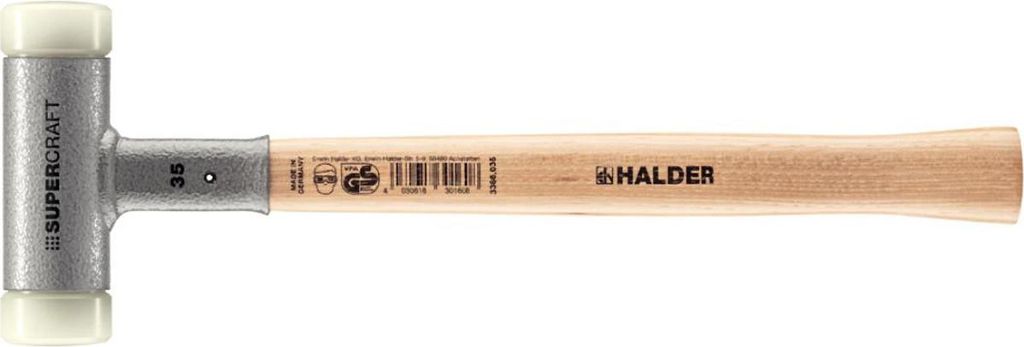 Halder Schonhammer 550g Gesamtlänge 335mm Kopf-Durchmesser 35mm rückschlagfrei - 3366035