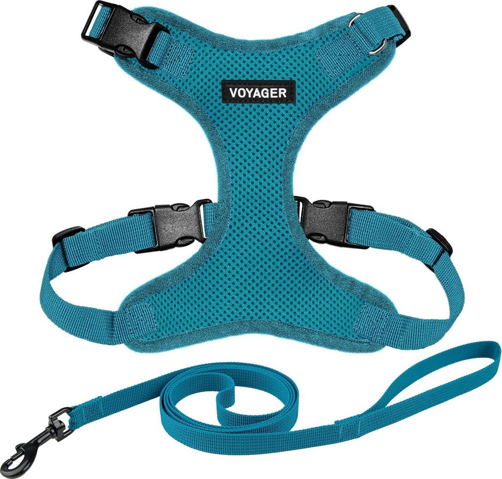 Voyager Step-in Lock Katzengeschirr und reflektierende Katzenleine mit Neoprengriff by Best Pet Supplies - Unterstützt kleine, mittelgroße und gr...