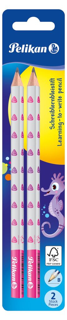 2 Pelikan Schreiblernbleistifte / Farbe: pink Produktbild 