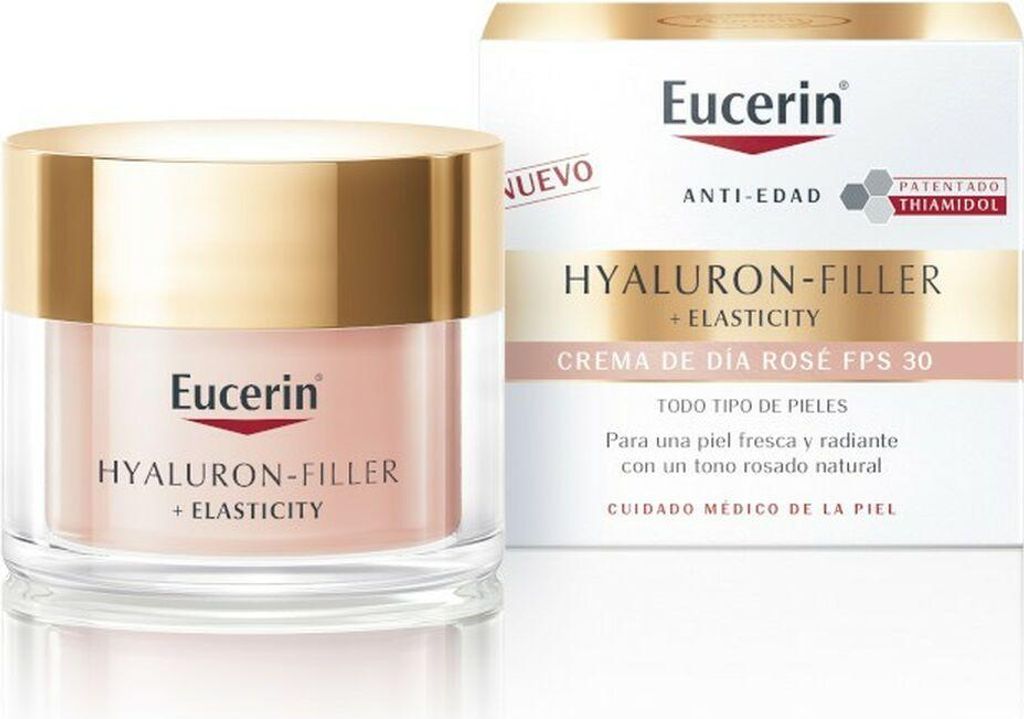 Crema facial Eucerin Hyaluron-Filler + Elasticidad, tono Imagen del producto 