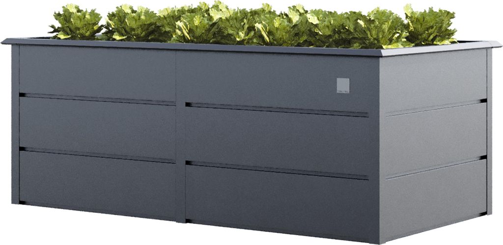 PRIMEYARD LILLY Hochbeet Stahl verzinkt 200x100x78 cm - Produktbild 