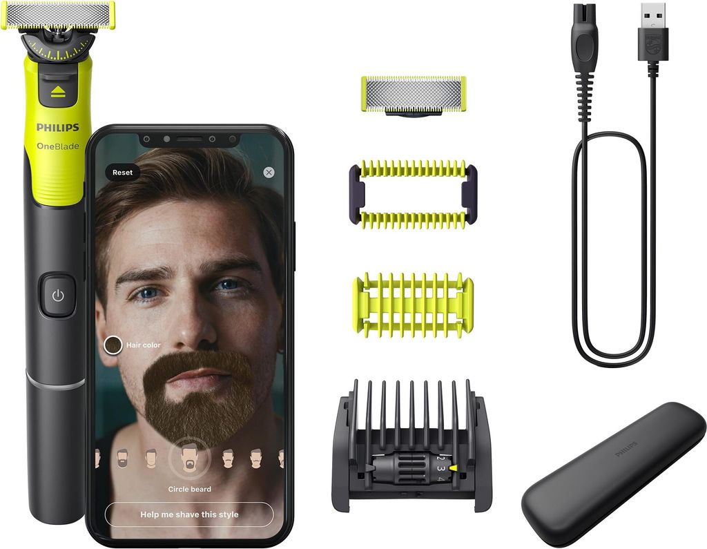 Philips OneBlade 360 Authentische Face&Body Connected Elektrischer Rasierer