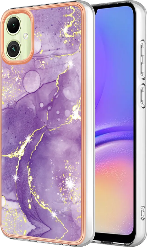 Custodia Marmo Viola Samsung Galaxy A05 | Cover Slim TPU Design
