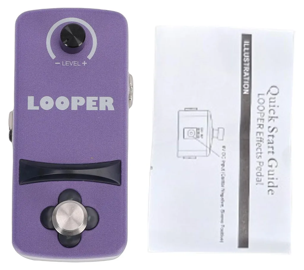 Looper Guitare USB-C : Enregistrez 12 Min de Boucle sans Encombrement