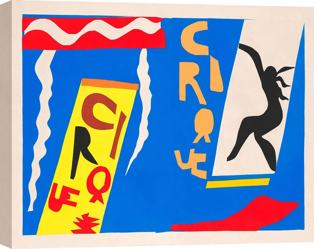 Regalo Arte Matisse Il Circo Jazz | Quadro Tela 60x40 per Parete
