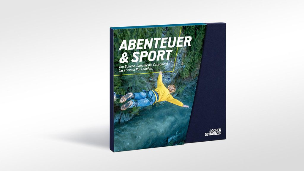 Jochen Schweizer Geschenkbox Abenteuer & Sport; Erlebnis verschenken oder selbst erleben;