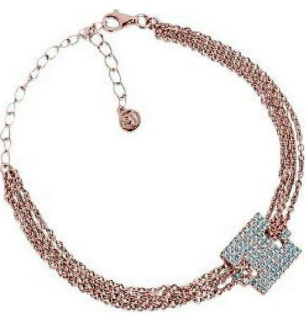 Bracelet Argent 925 Rose Gold Sif Jakobs - Sertissage Zirconium Brillant